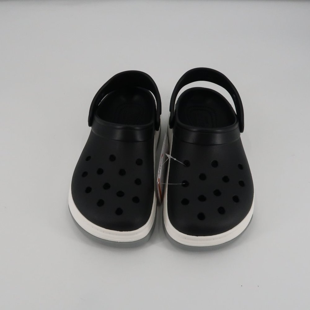 Crocs Black White Crocband Full Force Clog Size Men's 6 NWT - Picture 5 of 10